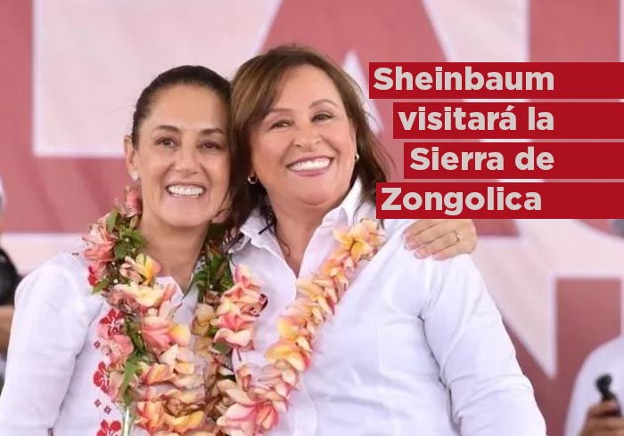 Claudia Sheinbaum visitará la Sierra de Zongolica anuncia Nahle