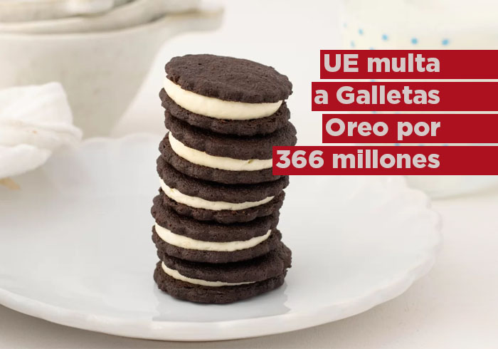 La UE multa al fabricante de las galletas Oreo con 366 millones de dólares