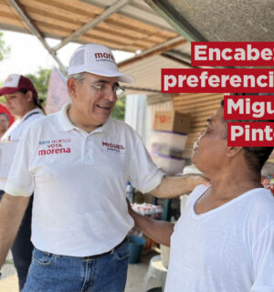 Encabeza preferencias Miguel Pintos rumbo a la diputación