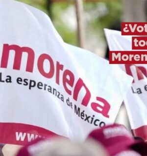 ¿Votar todo Morena?