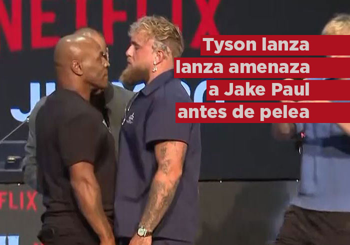 Mike Tyson lanza amenaza a Jake Paul previo a enfrentarse