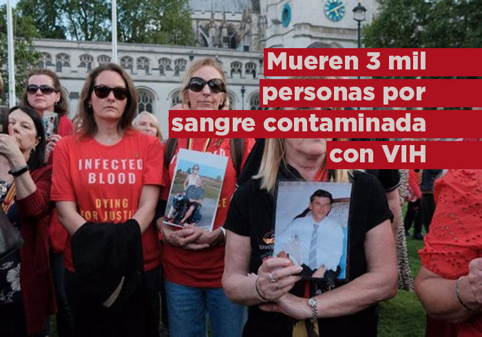 3 mil personas murieron tras recibir sangre contaminada con VIH en reino unido