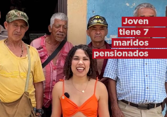 VIDEO: Joven mujer tiene 7 novios ancianos pensionados