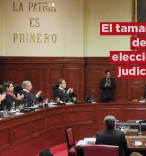 El tamaño de la elección judicial