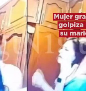 VIDEO: Mujer graba golpiza que le dio su esposo y lo exhibe en redes