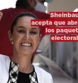 Sheinbaum acepta reto opositor