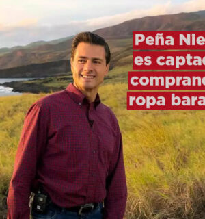 Peña Nieto es captado comprando ropa barata en España