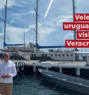 Velero uruguayo «Capitán Miranda» de visita en Veracruz