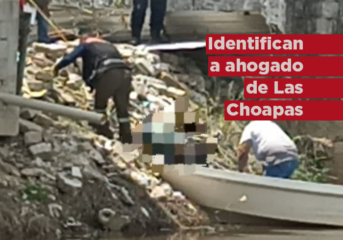 Identifican cuerpo que flotaba en arroyo de Las Choapas