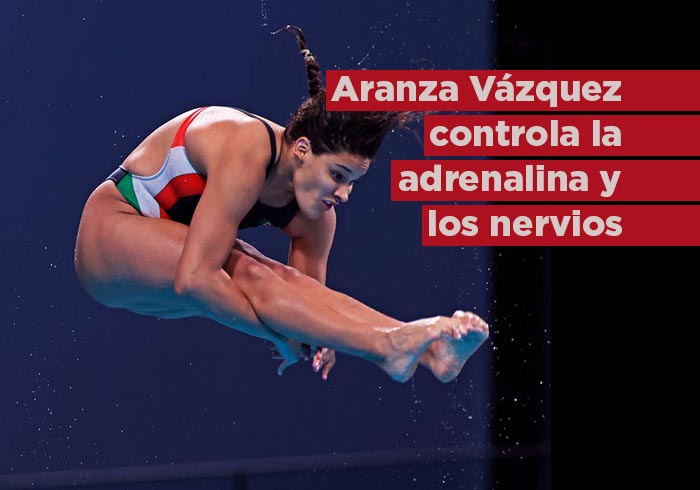 Aranza Vázquez controla la adrenalina y los nervios