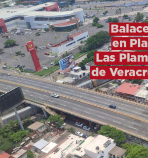 Balacera en Plaza Las Palmas Veracruz