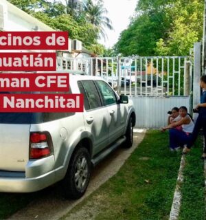 Toman instalaciones de CFE en Nanchital