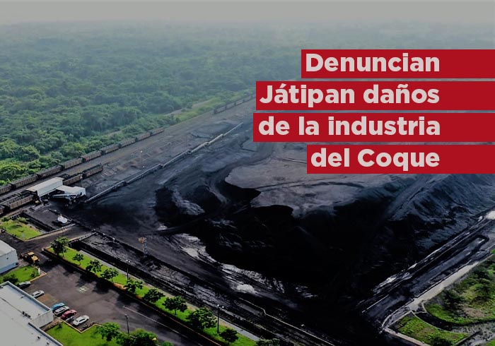 Denuncian en Jáltipan daños de la industria del Coque