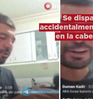 Video: Hombre se dispara accidentalmente en la cabeza