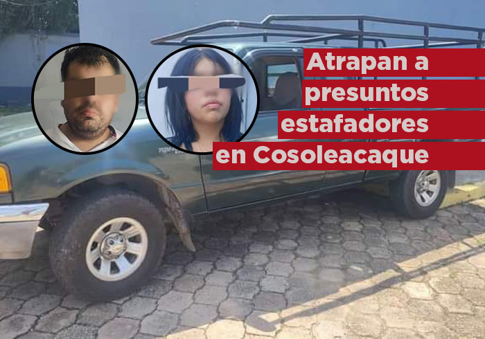 Atrapan a presuntos estafadores en Cosoleacaque