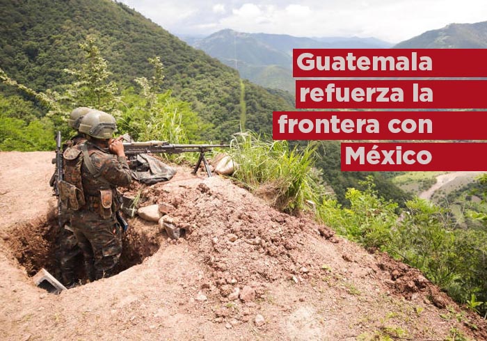 Guatemala refuerza la frontera con México