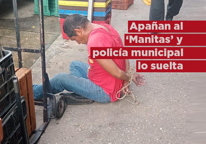 Apañan al ‘Manitas’ y la policía municipal lo suelta