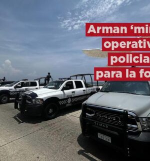 Arman mini-operativo policiaco para la fotografía