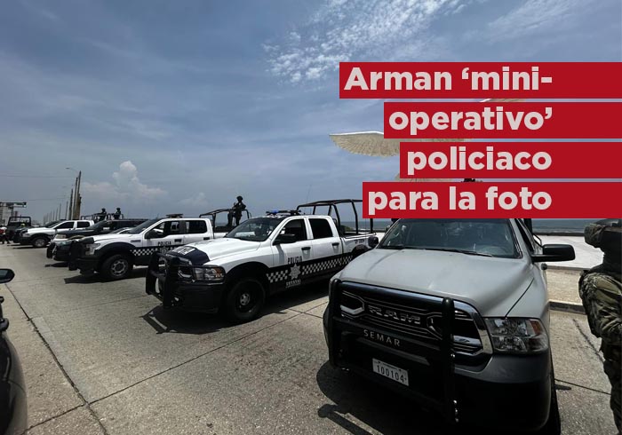 Arman mini-operativo policiaco para la fotografía