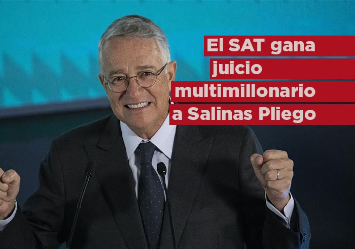 El SAT gana juicio multimillonario a Ricardo Salina Pliego