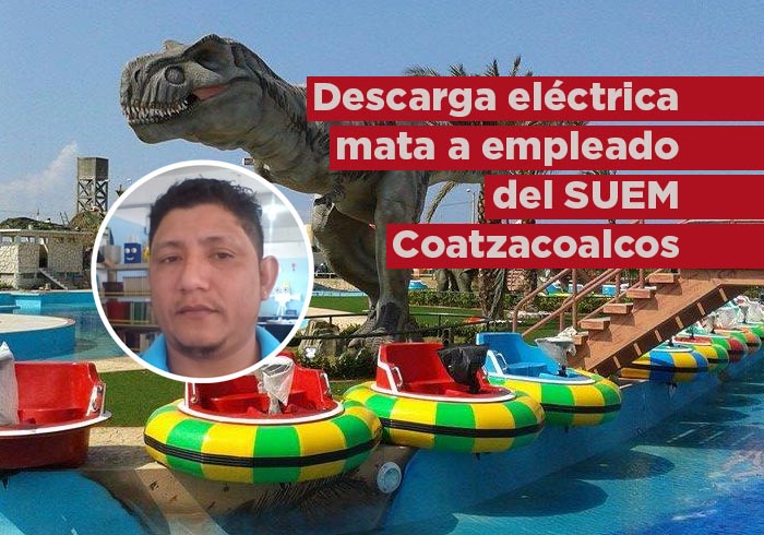 Descarga eléctrica mata a empleado del SUEM en Coatzacoalcos