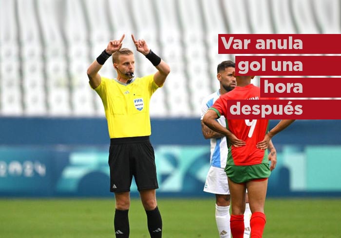 VAR quita polémico empate a Argentina una hora después de haberlo anotado