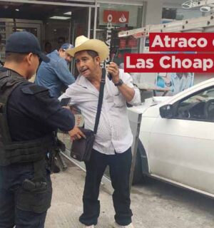 Atraco en pleno centro de Las Choapas