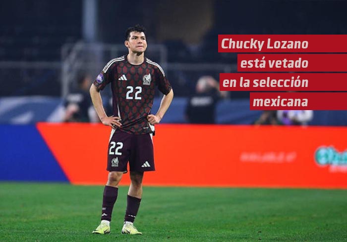 Selección Mexicana: Chucky Lozano está vetado por berrinche en un avión