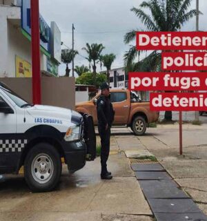 FGE informa detención de elementos de la policía ministerial