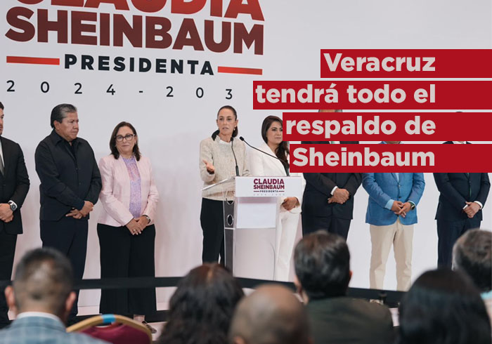 Veracruz tendrá todo el respaldo de Claudia Sheinbaum: Rocío Nahle