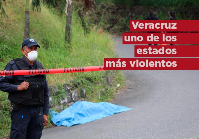 Veracruz, entre los 10 estados más violentos del país