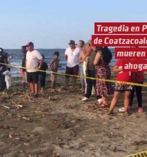 Tragedia en la playa de Coatzacoalcos