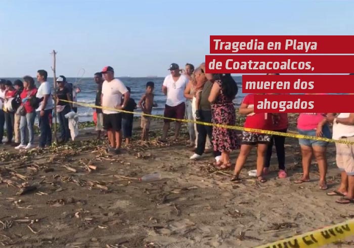 Tragedia en la playa de Coatzacoalcos