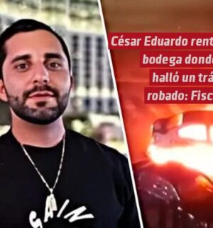 César Eduardo rentaba bodega donde se halló un tráiler robado: Fiscalía