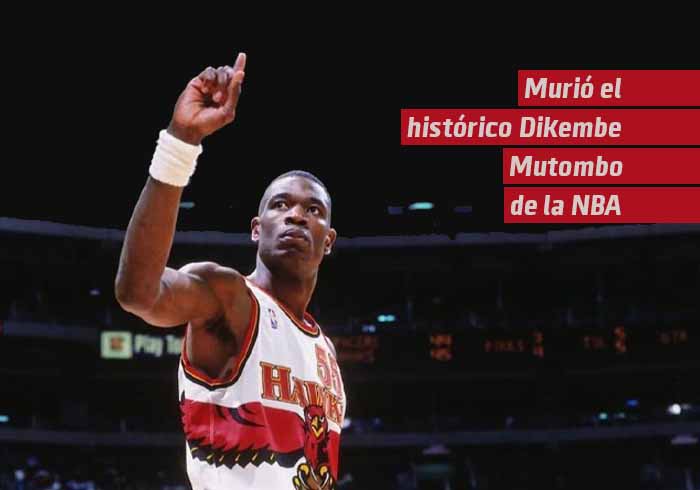 Murió el histórico Dikembe Mutombo