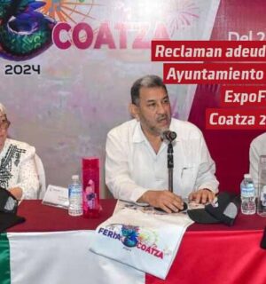 Reclaman adeudo al Ayuntamiento por Expoferia Coatza 2024