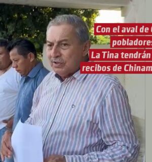 Con el aval de CFE pobladores de La Tina tendrán sus recibos de Chinameca