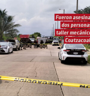 Fueron asesinadas dos personas en un taller mecánico de la colonia Manantiales