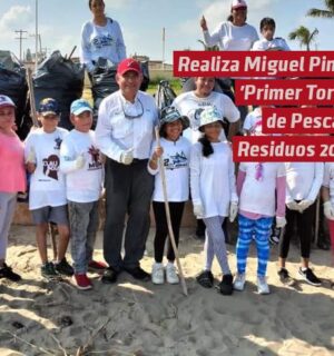 Realiza Miguel Pintos ‘Primer Torneo de Pesca de Residuos 2024’