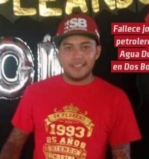 Fallece joven petrolero de Agua Dulce en accidente en la Refinería Dos Bocas