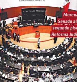 Morena en Senado alista “segundo piso” de reforma judicial