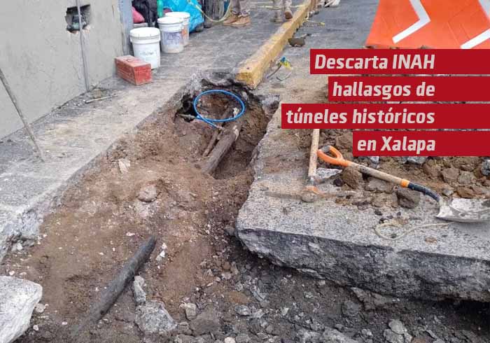 Descarta INAH hallazgo de túneles históricos en Xalapa