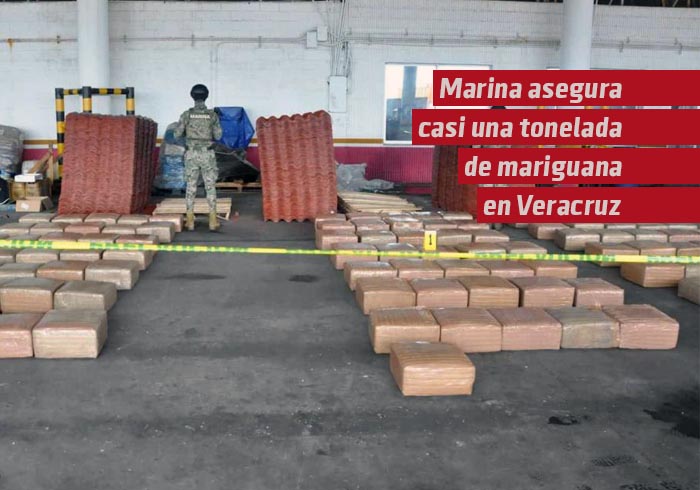 Asegura Marina de México mariguana