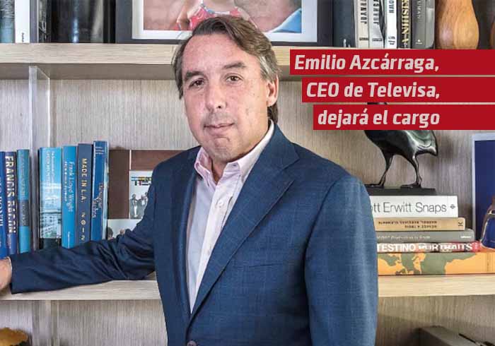 Emilio Azcárraga, CEO de Televisa, dejará el cargo; seguirá como presidente