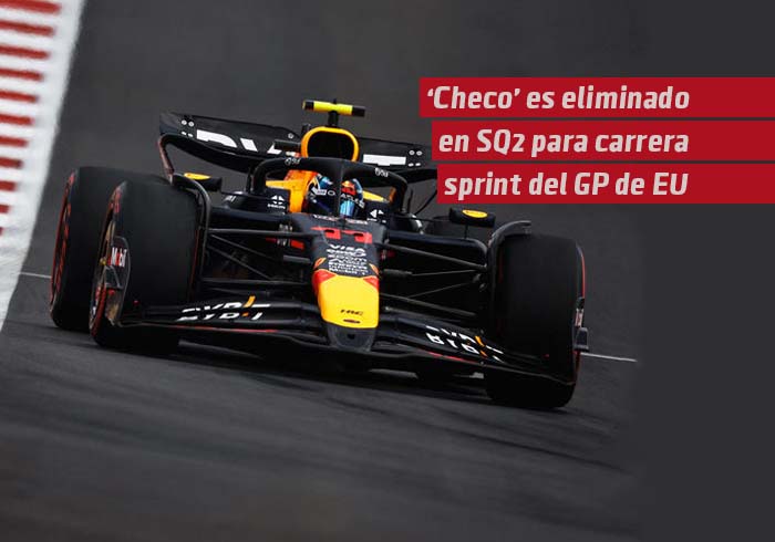 ‘Checo’ es eliminado en SQ2 para carrera sprint del GP de EU