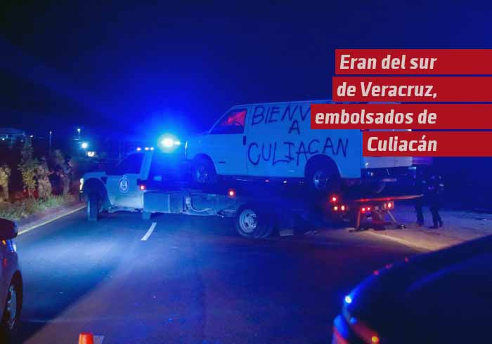 Eran del sur de Veracruz, embolsados de Culiacán