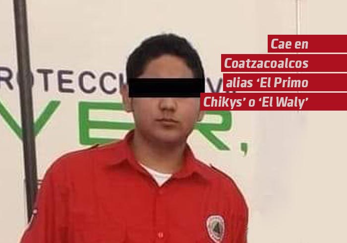 Cae en Coatzacoalcos alias El Primo Chikys o El Waly