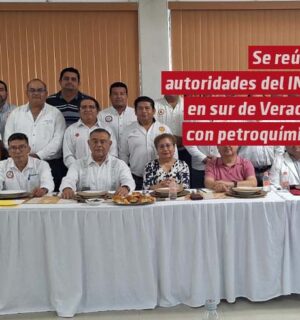 Se reúnen autoridades del IMSS en Veracruz Sur con sindicato de petroquímicos