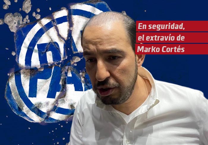 En seguridad, el extravío de Marko Cortés