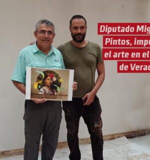 Impulsa Miguel Pintos al arte en el Sur de Veracruz